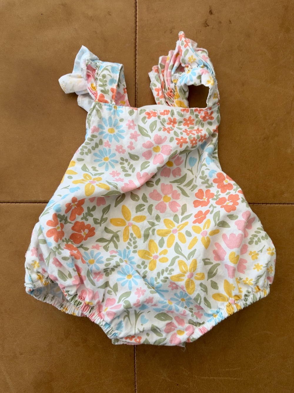Posh Peanut Cotton Romper 0-3M